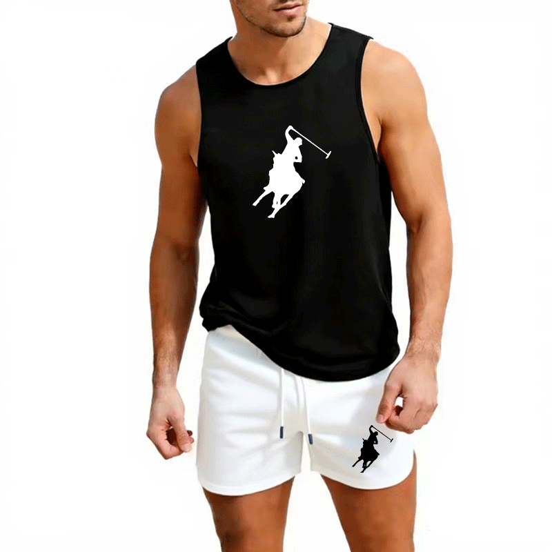 Mens Fashion Summer - Ensemble 2 pièces gilet et short