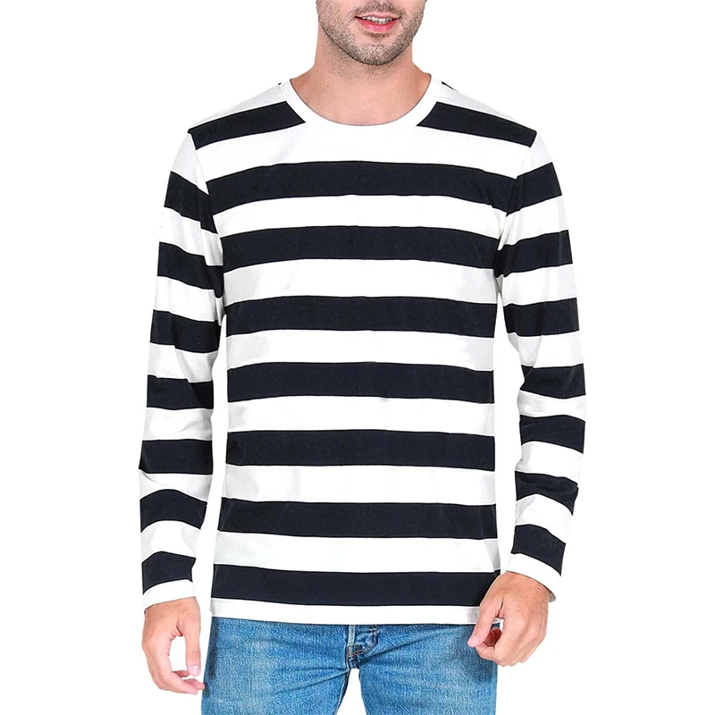 Men'S Fashion T Shirts - T-shirt à manches longues pour homme,