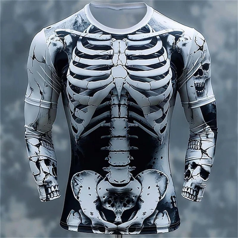 Mens Fashion Clothes - T-shirts à motifs de crânes et