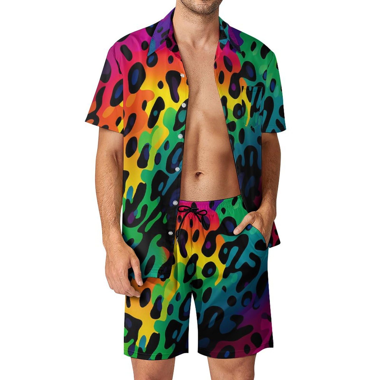 Men'S Fashion Videos - Ensemble chemise et short pour homme,