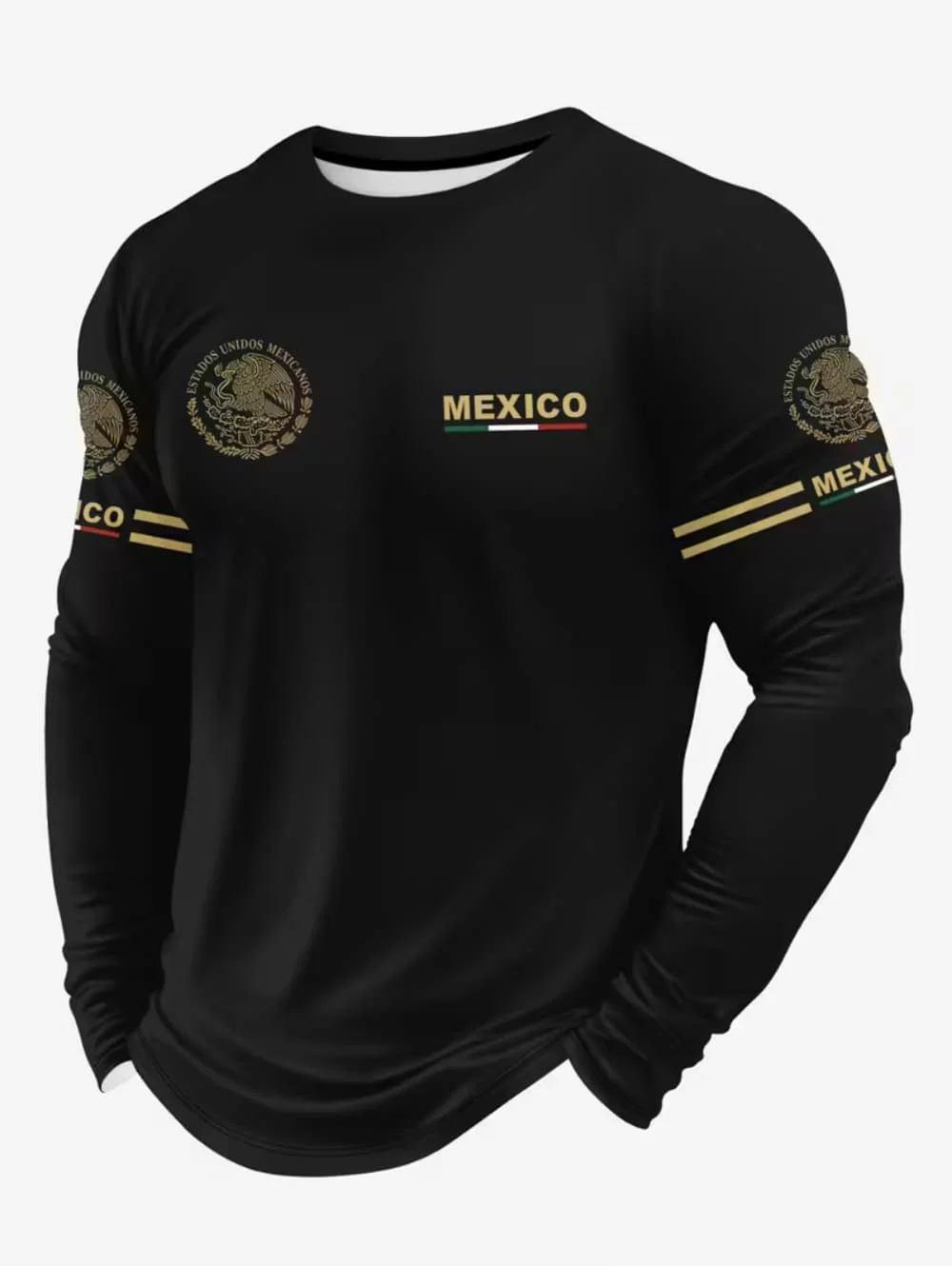 Mens Fashion Clothes - T-shirt imprimé aigle du Mexique pour