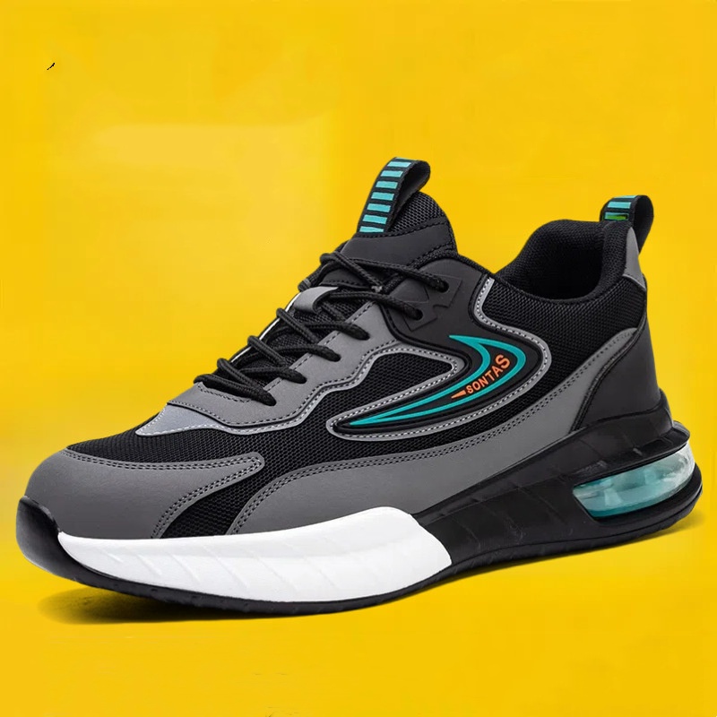 Mens Fashion Trainers - Hommes mode embout en acier travail