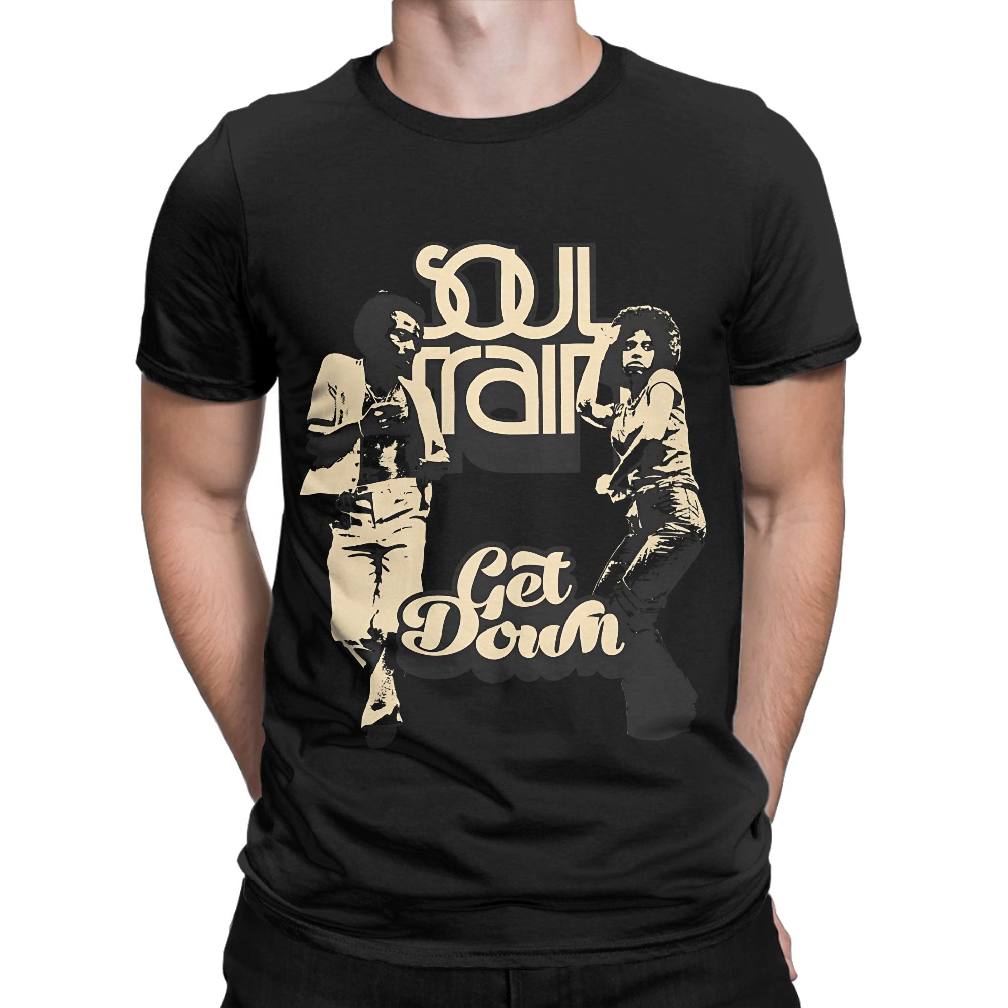 Poster Men Fashion - Soul Train Poster Funny Graphic T-shirt