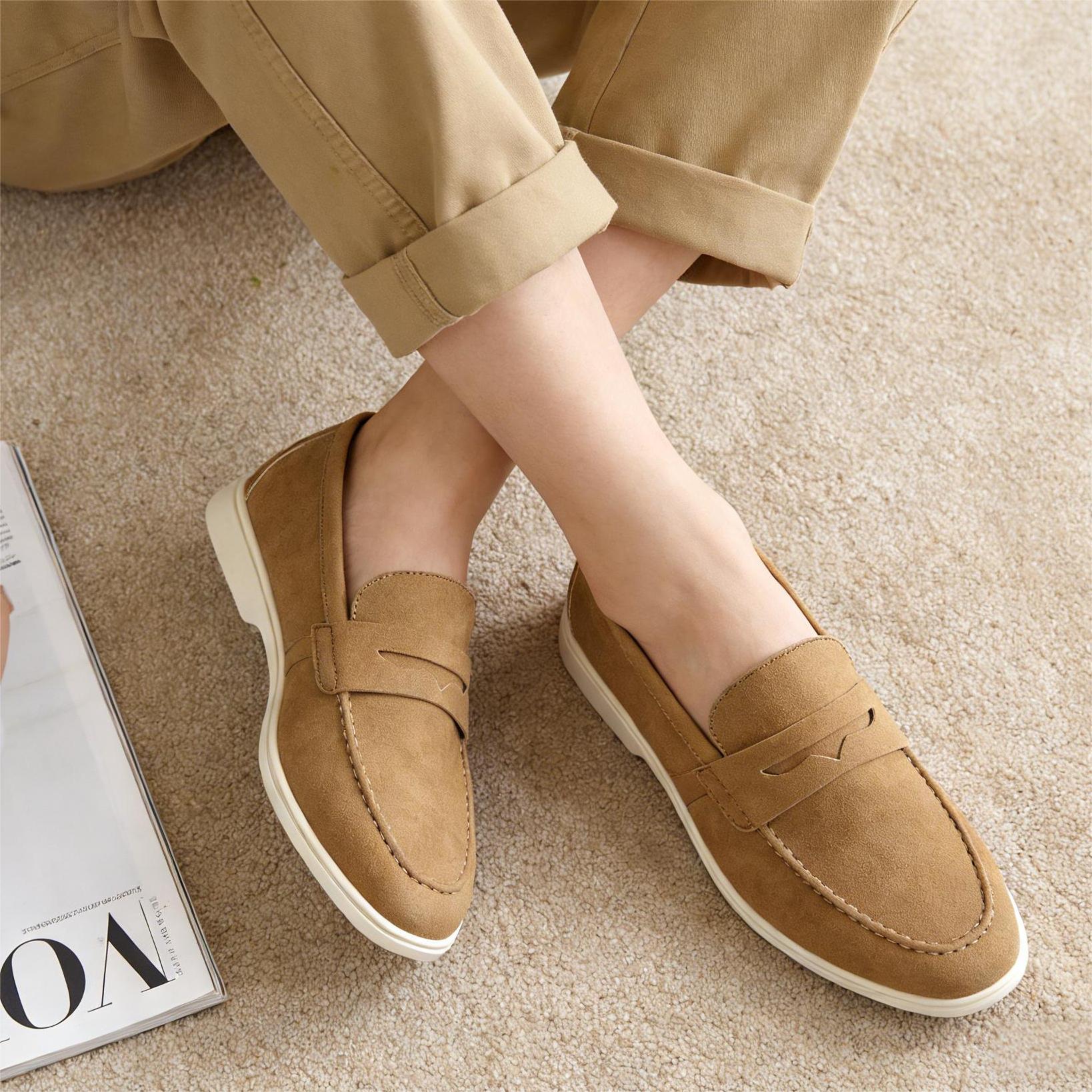 Mens Fashion Trainers - Mocassins respirants pour hommes, chaussures décontractées