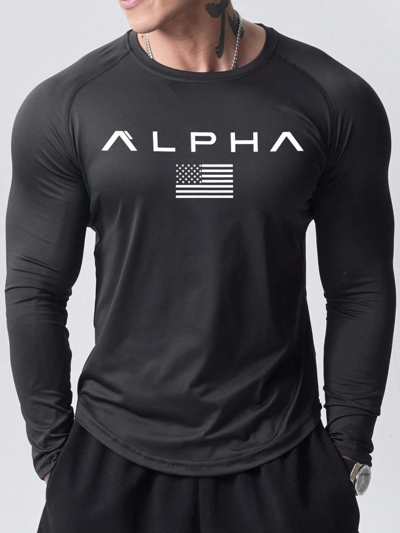 Nouveau T-shirt à manches long - Men'S Fashion T Shirts avis et prix