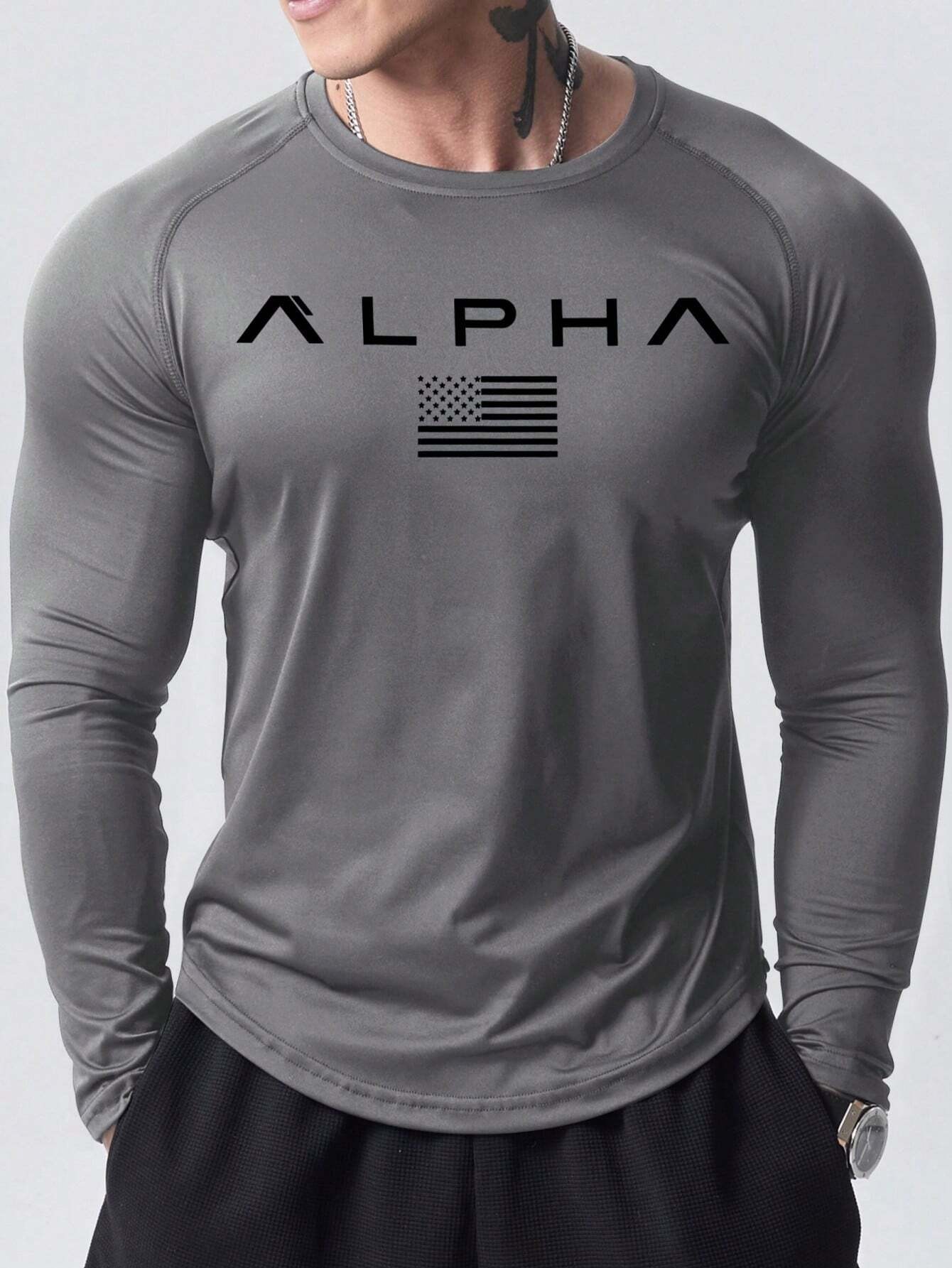Nouveau T-shirt à manches long - Men'S Fashion T Shirts avis et prix